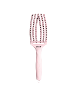 Olivia Garden Spazzola Fingerbrush Combo M, Pastel Pink