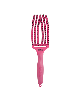 Olivia Garden Spazzola Fingerbrush Combo M, Hot Pink