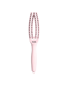 Olivia Garden Spazzola Fingerbrush Combo S, Pastel Pink