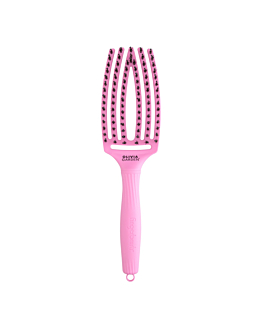 Olivia Garden OG AMAZONKI „Róż po zdrowie” Szczotka do włosów Fingerbrush, Pink Tokyo