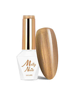 MollyNails Story Time Golden Gift Lakier Hybrydowy UV LED Nr 620 8 g
