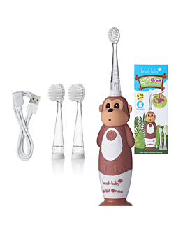 Brush-Baby WildOnes szczoteczka soniczna dla dzieci 0-10l Monkey