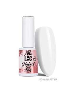 AlleLac Whites W1 Snow White Lakier Hybrydowy UV LED 6 g