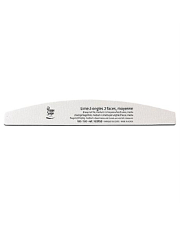 Peggy Sage 2-Way Nail File Medium pilnik do paznokci dwustronny 180/180 półksiężyc 1szt