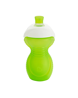 Munchkin Kubek treningowy z ustnikiem odpornym na gryzienie, zielony, 296 ml