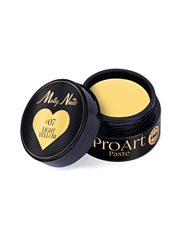 MollyNails ProArt Paste Pasta Do Zdobień Light Yellow Nr 7 5 g
