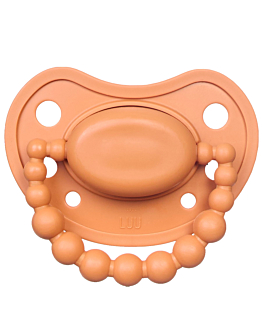 LUU Kids Smoczek pozycjonujący Pumpkin Spice 6m+