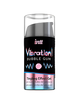 Intt Vibration! Stymulujący żel intymny - bubble gum, 15ml