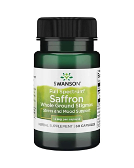 Swanson Full Spectrum Saffron Szafran 15 mg Kapsułki