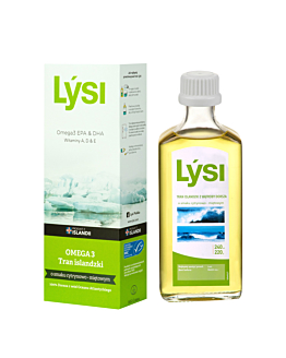 Lysi Tran Islandzki o smaku cytrynowo-miętowym, Olej