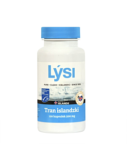 Lysi Tran Islandzki 500 mg, Kapsułki