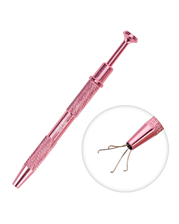 AlleLac Uchwyt Do Gąbek Ombre Różowy 12,2 cm