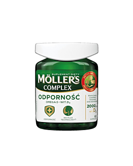 Mollers Complex, Kwasy omega-3 oraz witamina D3, Kapsułki