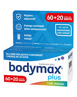 Bodymax Plus, Zestaw witamin i minerałów, Tabletki