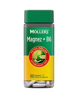 Mollers Magnez + B6 Tabletki, 90 Szt.