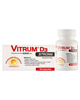 Vitrum D3 Strong 4000 j.m., kapsułki miękkie 60 szt.