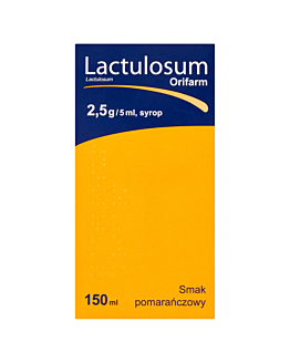 Lactulosum Orifarm 2,5 g/5 ml Syrop