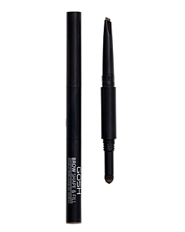 GOSH Brow Shape & Fill Wypełniacz do brwi 2w1 003 Dark Brown 0,6g