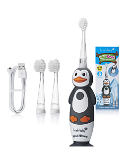 Brush-Baby WildOnes szczoteczka soniczna dla dzieci 0-10l Penguin