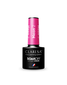 Claresa Soak Off UV/LED Neon lakier hybrydowy 2, 5g