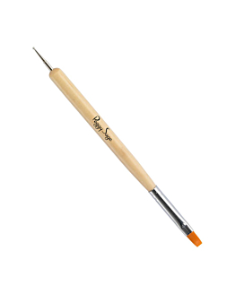 Peggy Sage 2-in-1 Brush pędzel i sonda do zdobień marmurkowych 2w1