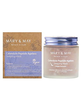 Mary&May Calendula Peptide Ageless Sleeping Mask 110 g - Maska na noc o działaniu przeciwstarzeniowym