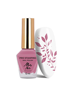 MollyNails PRO Stamping Lakier Do Stempli Pink Nr 17 10 ml