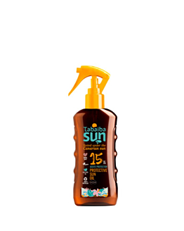 Tabaiba Sun Aloe Vera Sun Oil SPF15 Oliwka Aloesowa do Opalania z Wysp Kanaryjskich 200 ml