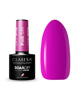 Claresa Soak Off UV/LED Pink lakier hybrydowy 549, 5g