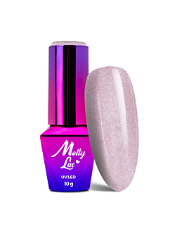 MollyLac Winter Crystalize Lakier Hybrydowy UV LED Nr 223 Sugar Blush 10 g