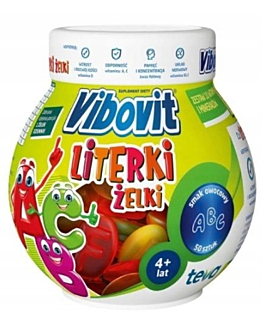Vibovit literki żelki, 50 szt.