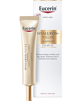 Eucerin Hyaluron Filler + Elasticity krem pod oczy SPF20