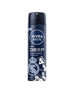 Nivea Real Madryt Dezodorant AP (M) Spray Deep Sport 