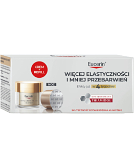 Eucerin Zestaw: Hyaluron-Filler + Elasticity: Krem na noc 50ml + Krem na noc, Refill 50ml