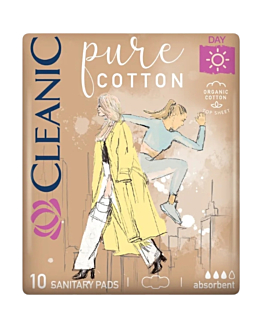 Cleanic Pure Cotton Day Podpaski higieniczne, 10 szt.