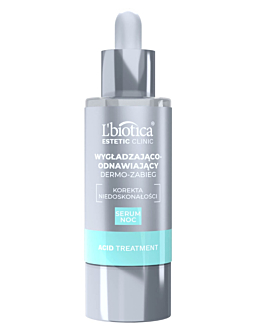 L'biotica Estetic Clinic Acid Treatment Wygładzająco-odnawiający dermo-zabieg serum na noc 