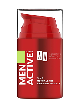 AA Men Active Care Ultralekki krem do twarzy 3w1 