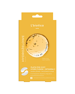 L'biotica PGA Hydro Fusion Hydrożelowe płatki pod oczy z witaminą C 
