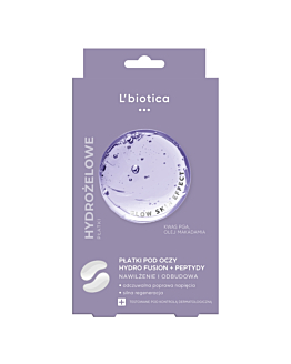 L'biotica PGA Hydro Fusion Hydrożelowe płatki pod oczy z peptydami 