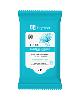AA Intymna Chusteczki do higieny intymnej Fresh, 20 szt.