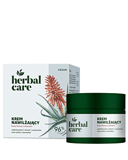 Herbal Care Nawilżający krem Kwas foitowy z aloesem 
