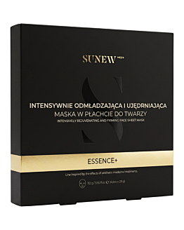 SunewMed+ ESSENCE+ Maska w płachcie do twarzy z peptydami i śluzem ślimaka 4 szt.