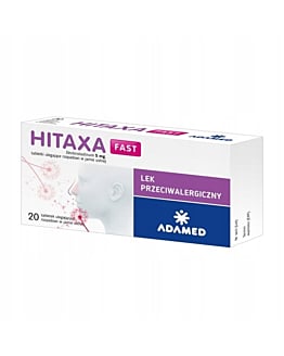 Hitaxa Fast 5 mg tabl. ulegające rozpadowi w jamie ustnej 20 szt.