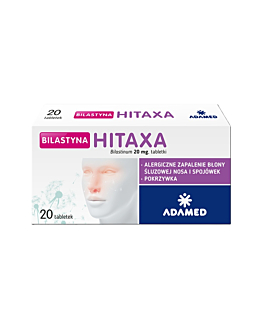Bilastyna Hitaxa 20 mg Tabletki, 20 szt.