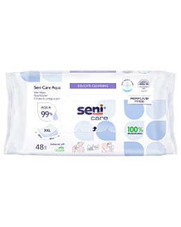 Seni Care Aqua Chusteczki Pielęgnacyjne XXL