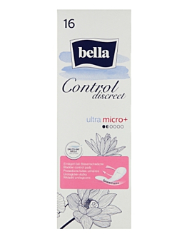 Assorbenti urologici Bella Control Discreet Ultra Micro Plus 16 pezzi