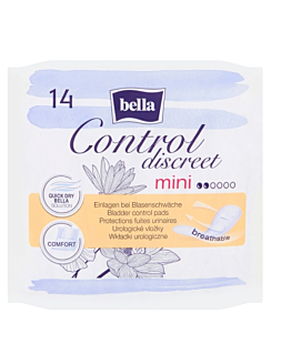 Bella Control Discreet Mini wkładki higieniczne, 14 szt.