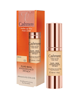 Cashmere Make-up Blur Maxi Cover, fluid- baza wygładzająco-kryjąca 03 Beige, 30 ml