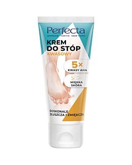 Perfecta, kwasowy krem do stóp 5x Kwasy AHA, 80 ml