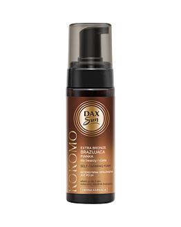 Dax Sun, brązująca pianka Extra Dark do twarzy i ciała Kokomo, 160 ml